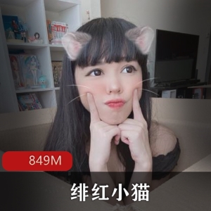 绯红小猫：青春型美少女，腮红装福利姬，视频资源849M